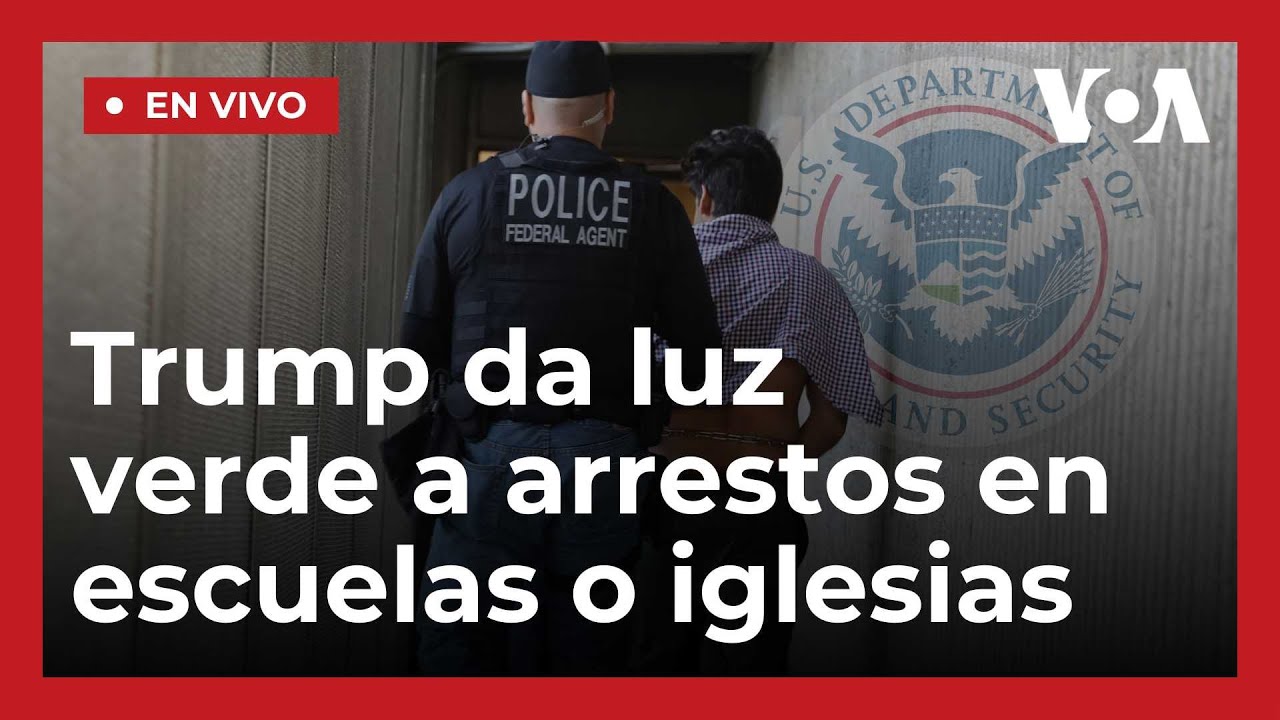 Trump da luz verde a arrestos de indocumentados en escuelas y pone fin al “parole humanitario”