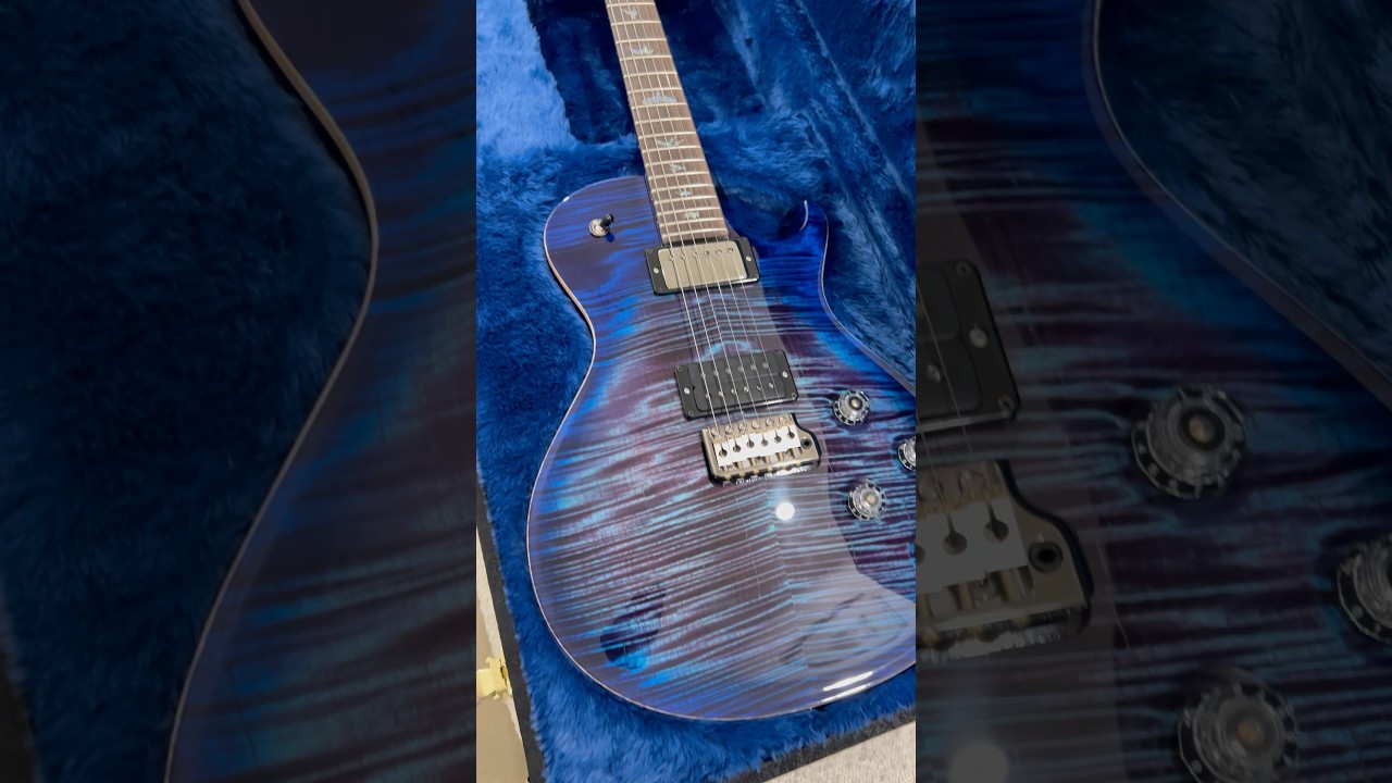 PRS Tremonti Wood Library in Violet Blue Burst finish. #prs #creed #tremonti #paulreedsmith #guitar
