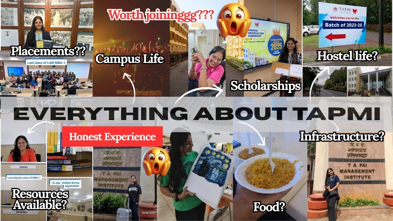 💥 All About TAPMI📍 | My Honest Experience 😱 | Placements, Hostel, Campus Life & More! #TAPMIMBA