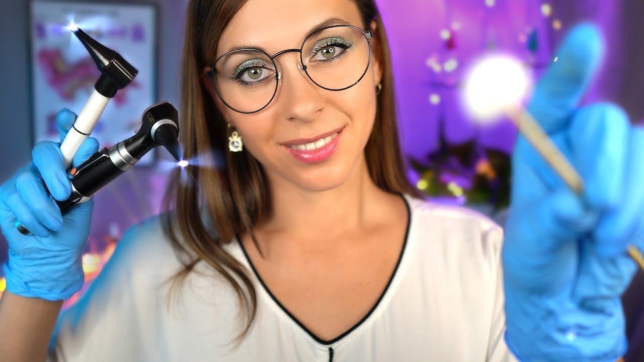 ASMR Ear Exam 👂 Full Otoscope Ear cleaning Roleplay, Tuning fork, Pesonal attention