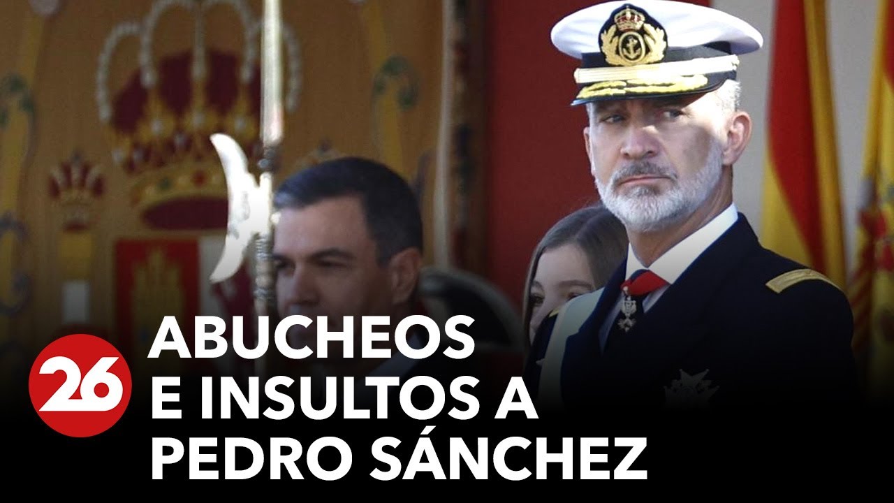 España: abucheos e insultos a Pedro Sánchez