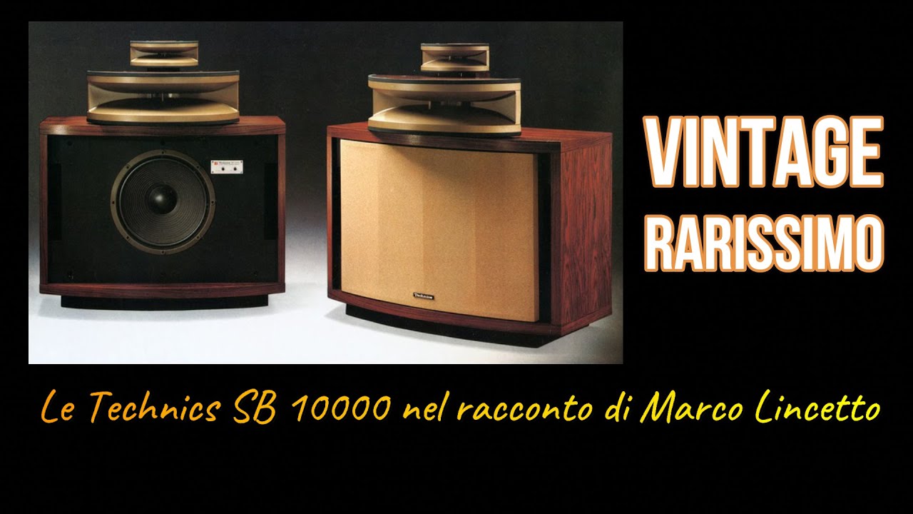 VINTAGE RARISSIMO: le TECHNICS SB 10000 al SIM del 1979