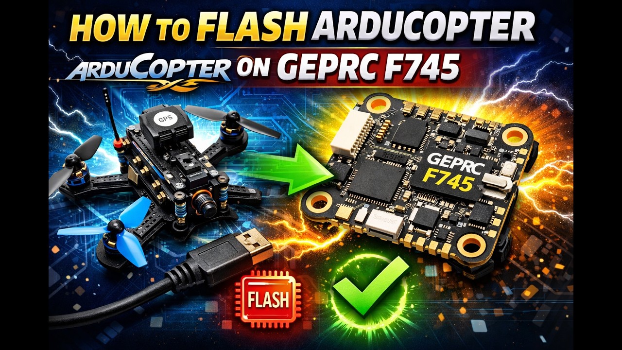 How to flash arducopter on geprc F745 board