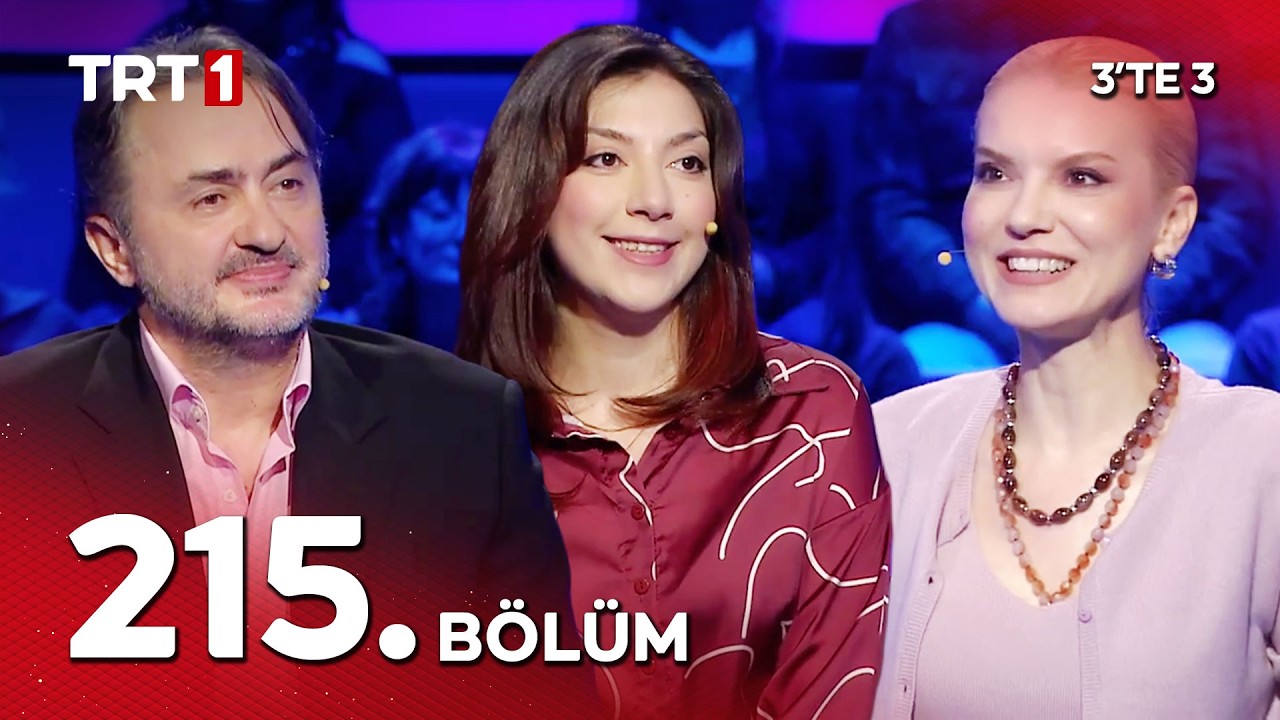 3'te 3 215. B&ouml;l&uuml;m