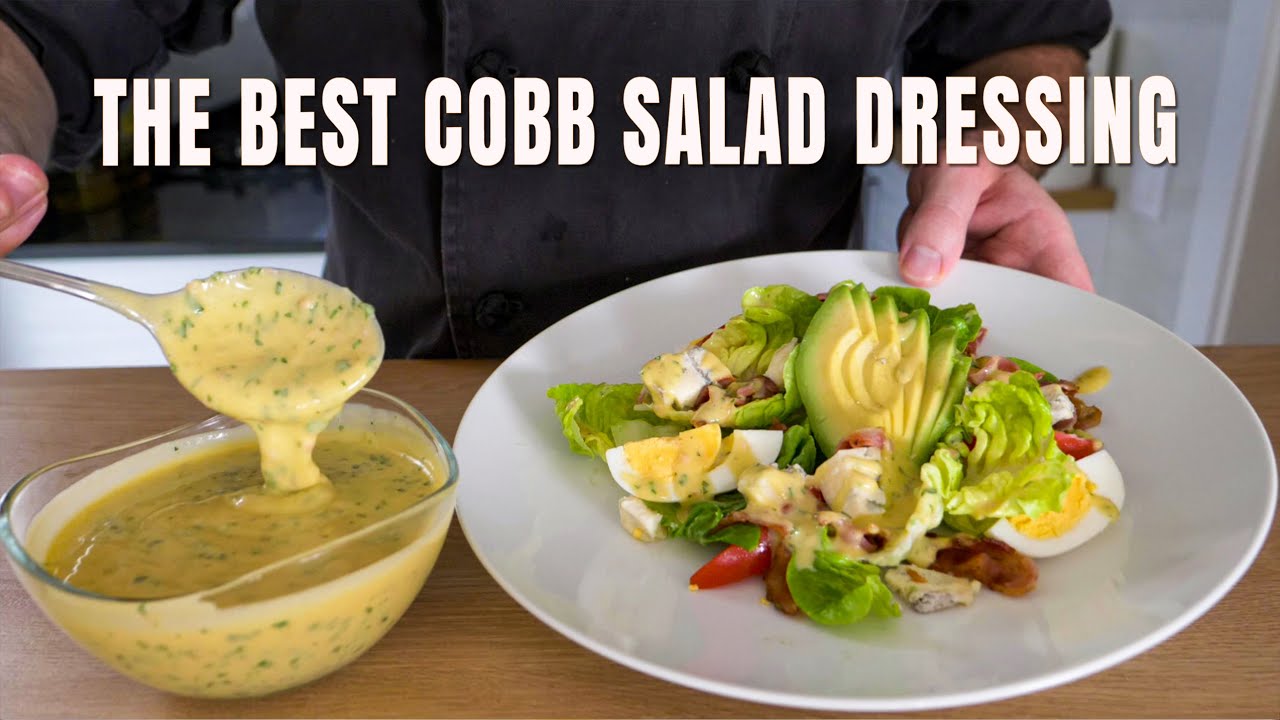 The BEST Cobb Salad Recipe | Easy COBB SALAD Dressing Recipe | Chef James