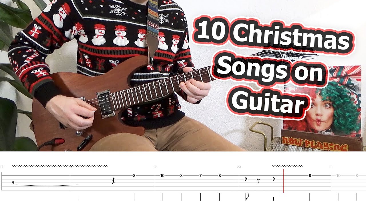 10 Fun Christmas Songs on Guitar (with Tabs)
