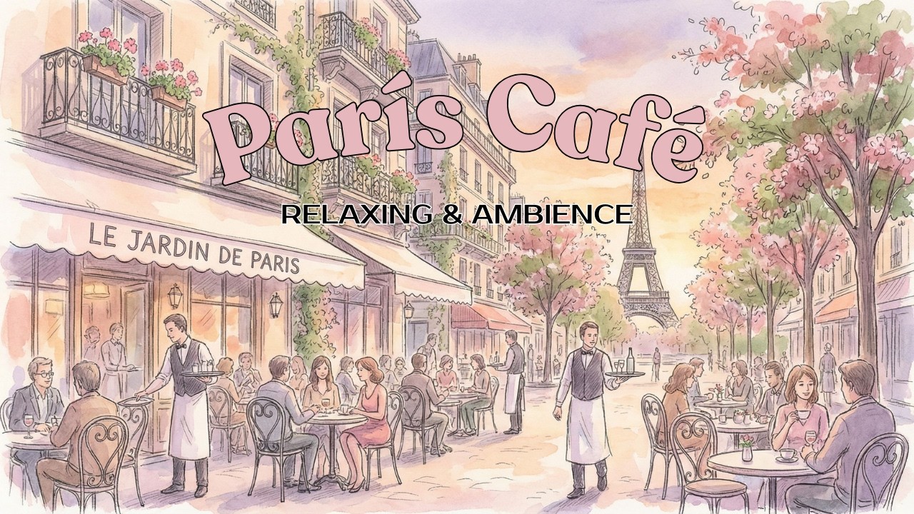 Cozy Paris Café Jazz 🎷 Relaxing French Ambience for Deep Focus