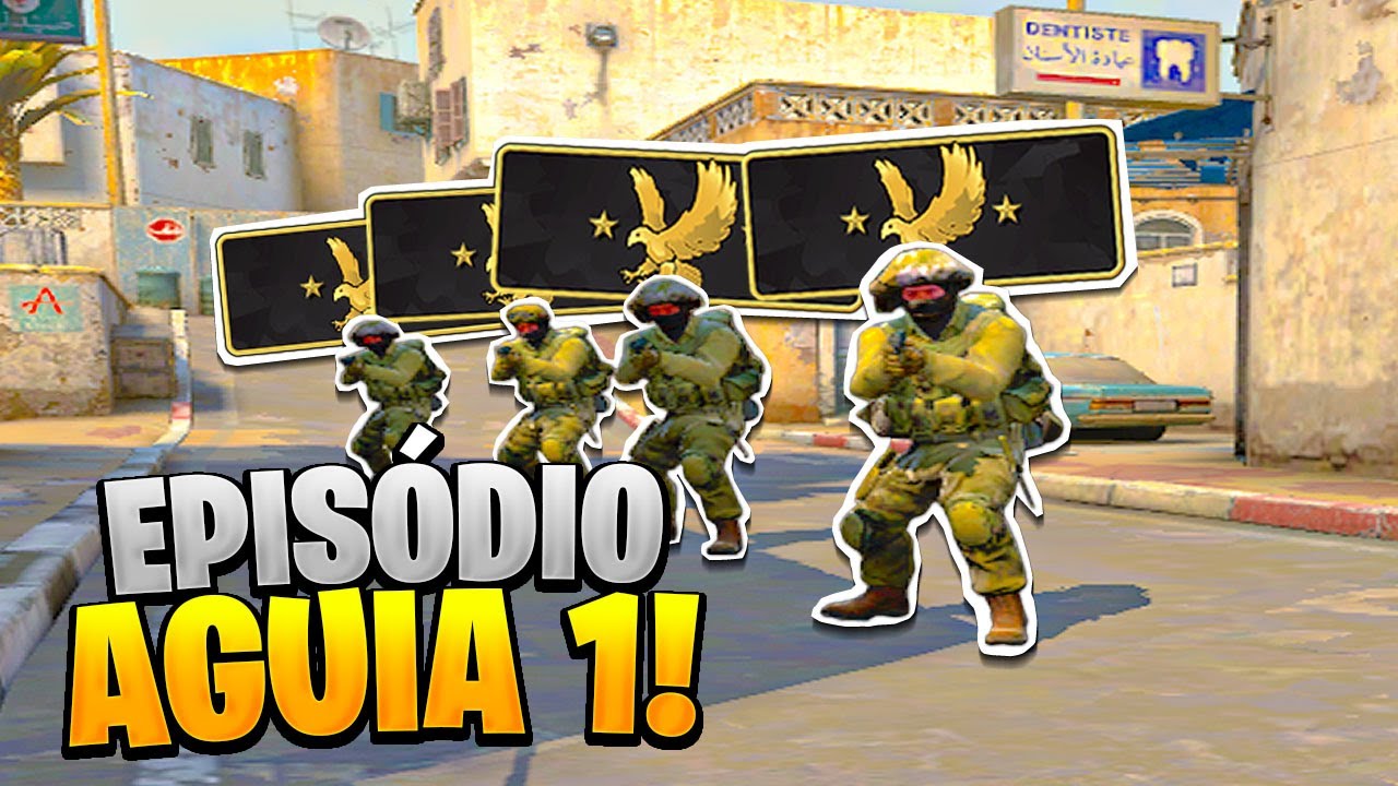 Essa é a DIFERENÇA de NIVEL no CS GO - EP. AGUIA 1!