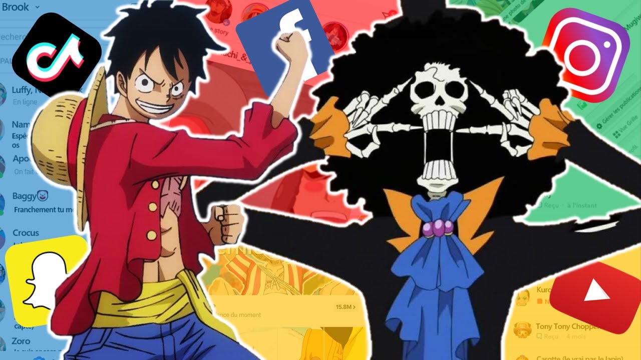 Si One Piece était sur les réseaux sociaux (Instagram, Tik Tok, Twitter...)