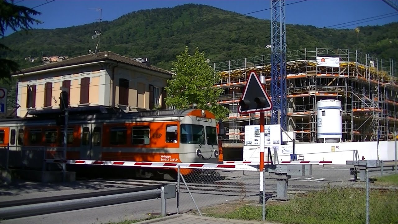 Spoorwegovergang Bioggio (CH) // Railroad crossing // Passaggio a livello