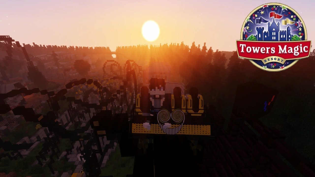 ALTON TOWERS 1:1 MINECRAFT RECREATION | Towers Magic