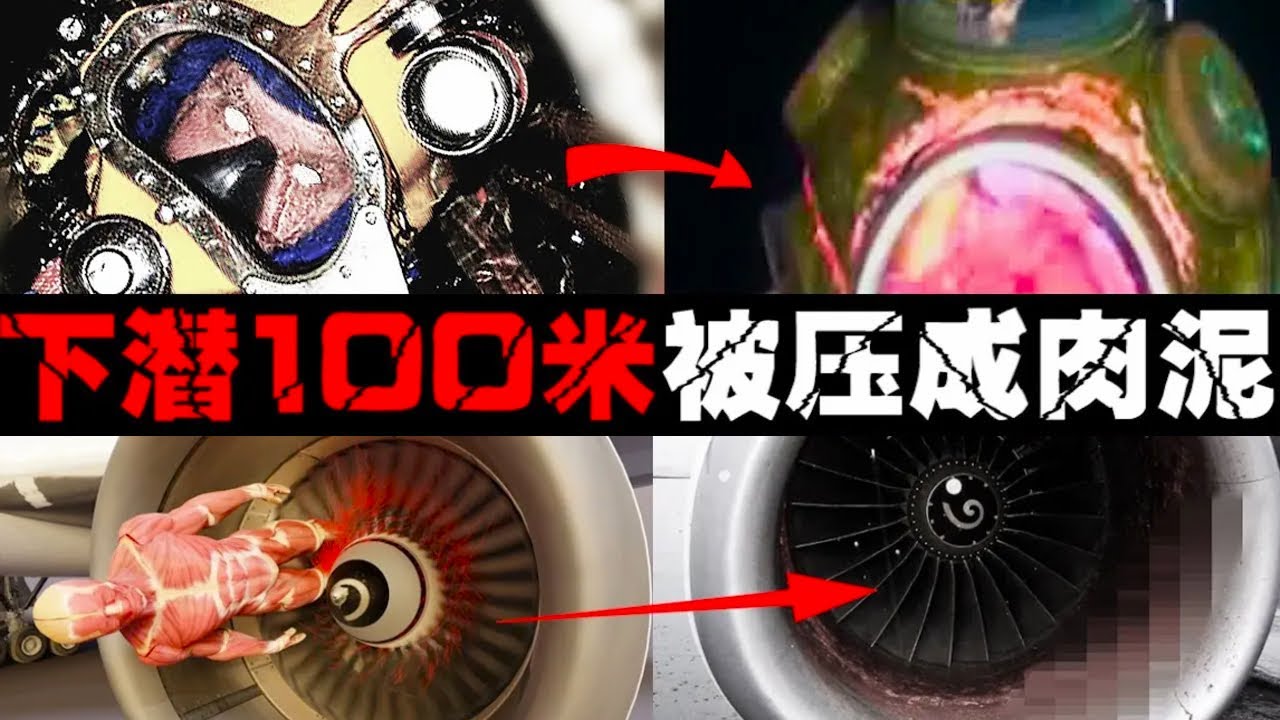 【最吓人的事故】大脑充气爆炸成肉泥！在水下100米工作有多么危险【郑郑得证】