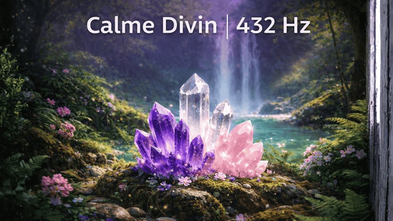 🌙 Calme Divin | 432 Hz 💧✨ (Instrumental + Son d’Eau) #432Hz #Relaxation #Sommeil #BruitDEau