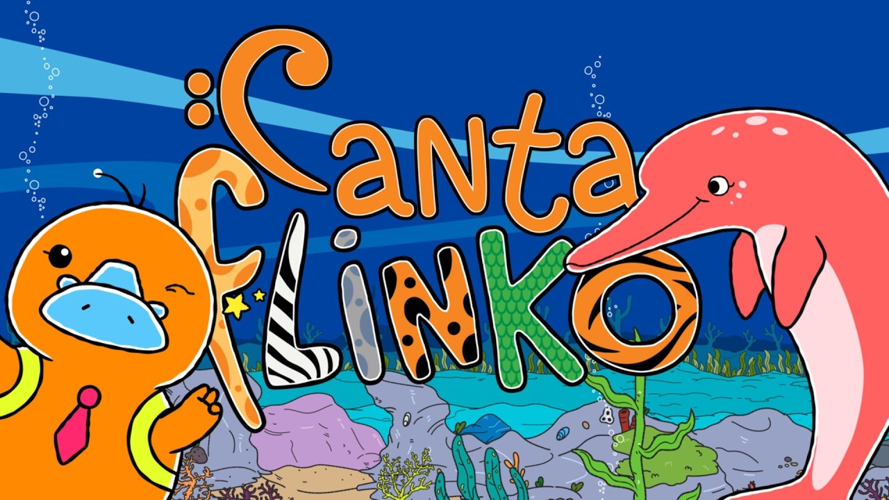 CANTA FLINKO 🎤  KARAOKE DELFÍN ROSADO 🐬 | Canciones para niños
