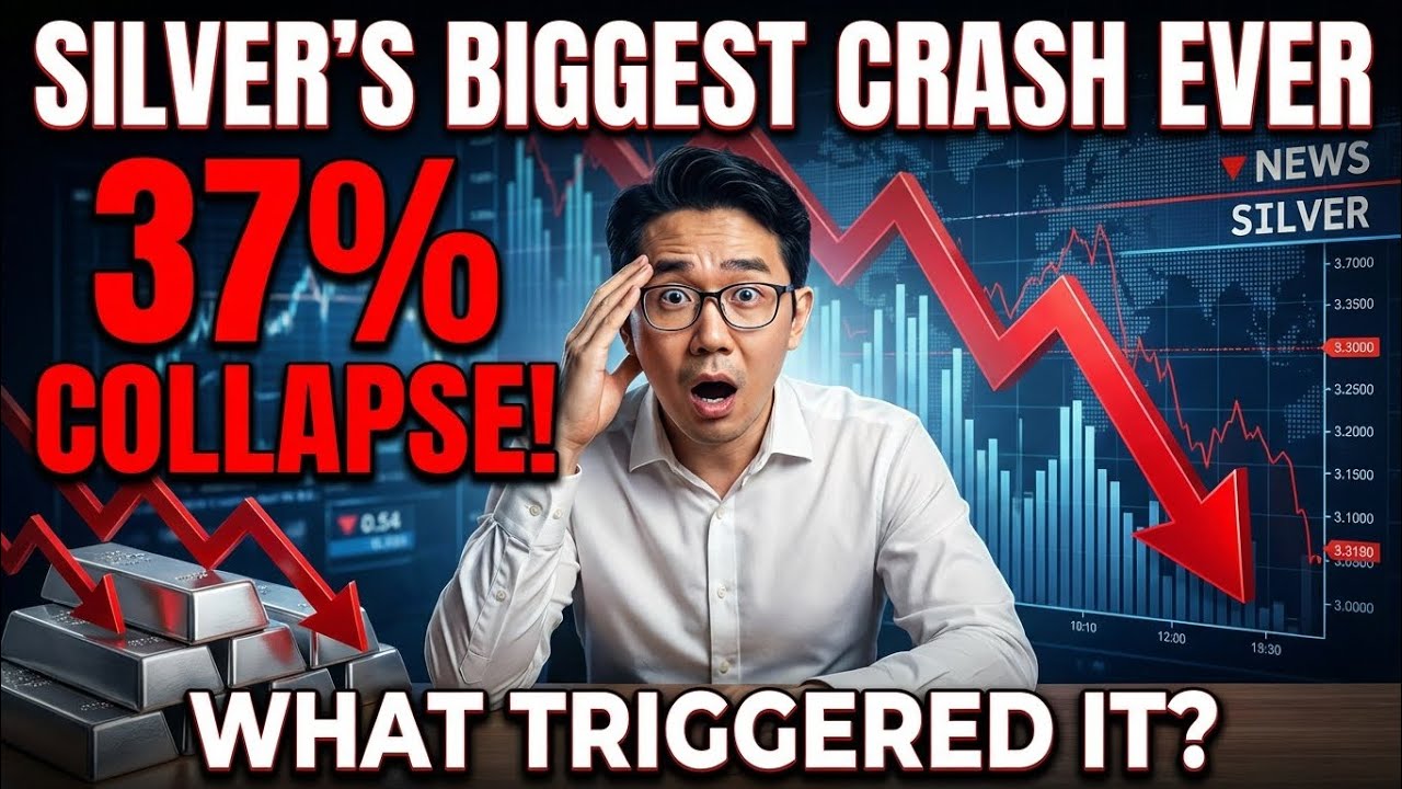 Silver’s Biggest One-Day Crash Ever — What Really Triggered the 37% Collapse