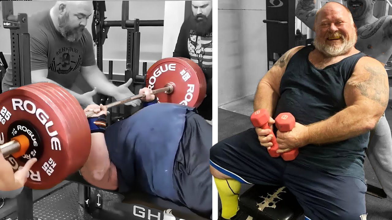 61 Year Old Reps 500lbs Bench!