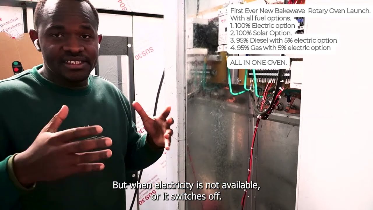 3 Fuel Options in One  Rotary Oven: 100% Electric⚡️ ,100% Solar✅,Diesel Hybrid⛽️,Gas Hybrid⛽️!!