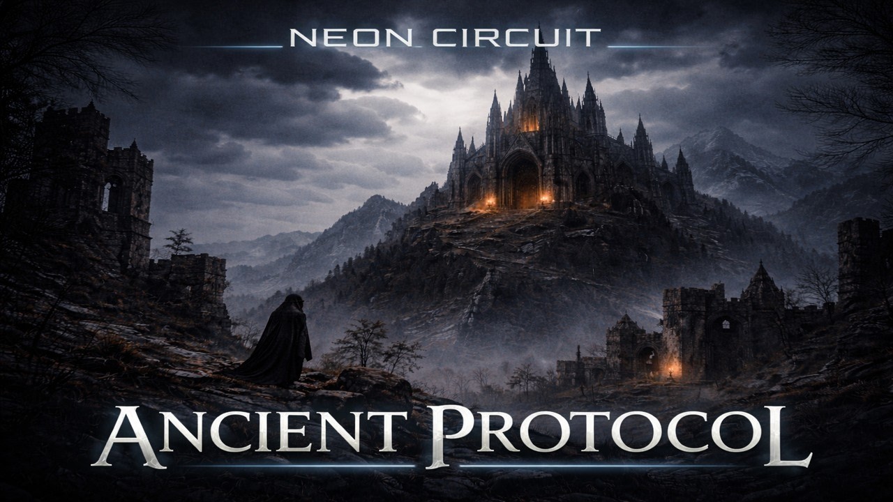 The Forgotten Cathedral — Dark Medieval Ambient | Neon Circuit