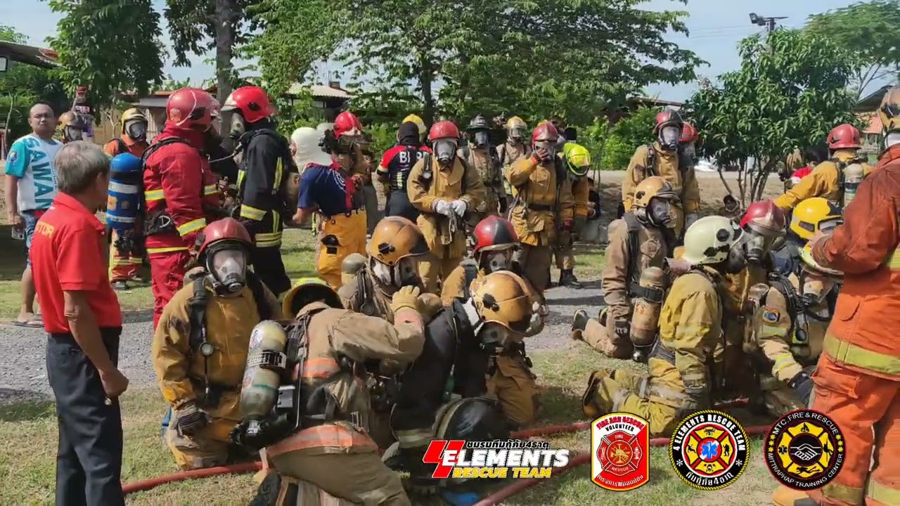 หลักสูตรการดับเพลิงขั้นสูง เลเวล1  รุ่นที่ 3 ADVANCE FIRE FIGHTING TRAINING COURSE (AFF.TC.) LEVEL 1