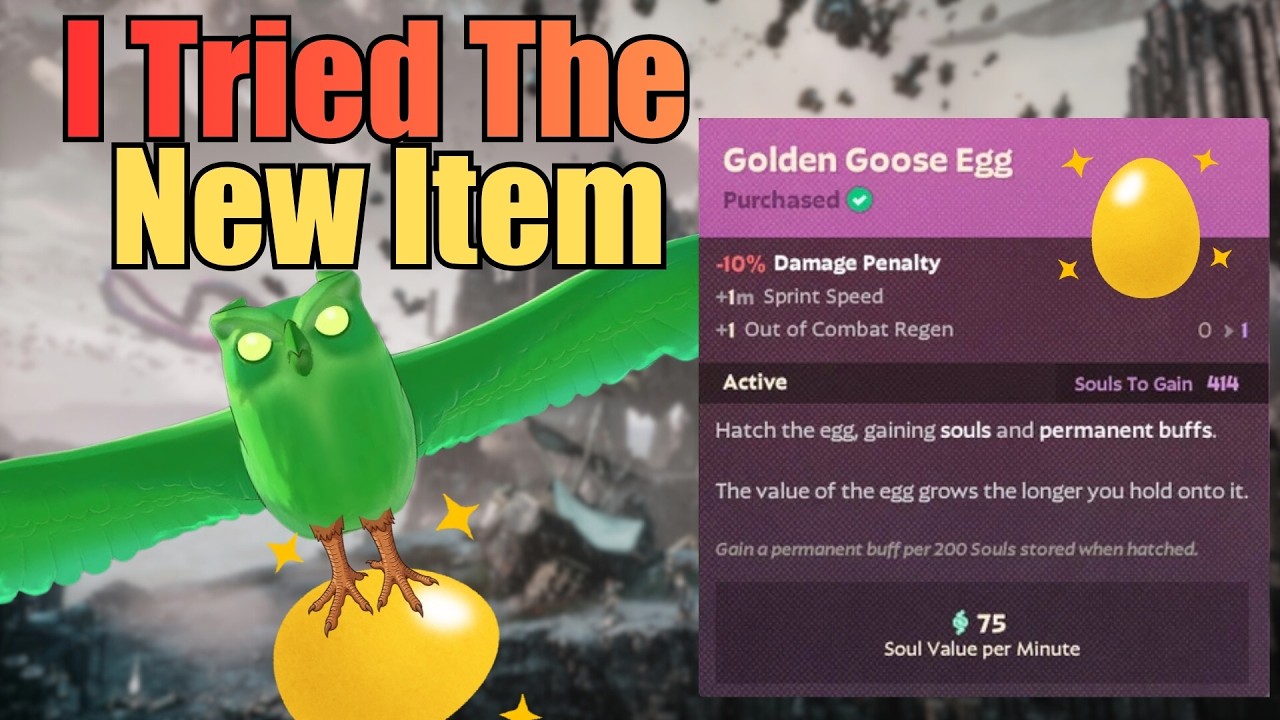 Deadlock's New Golden Goose Egg Item Analysis