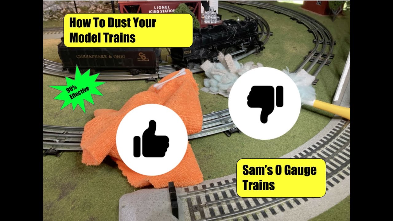 How to Dust your Model Trains! (99% Effective)