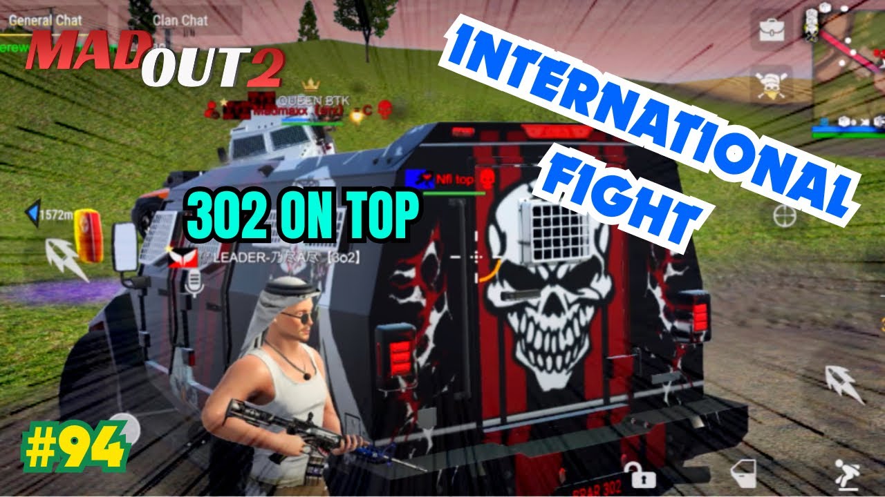 302 LEADER VS INTERNATIONAL GANG😱🔥 SERVICE TIME💀 MADOUT2 GAMEPLAY #94