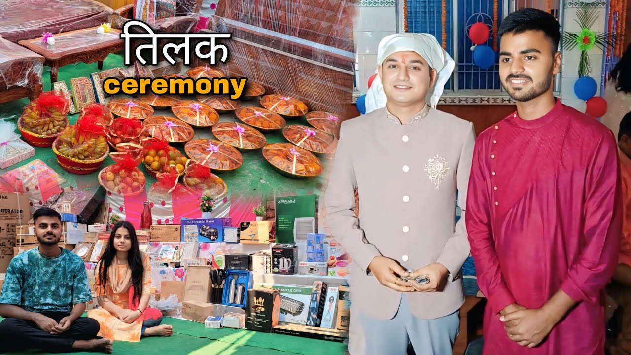 मेरी बहन का तिलक ceremony.....🥹❤️‍🩹#tilak #anandkavlogs #weddingvlog