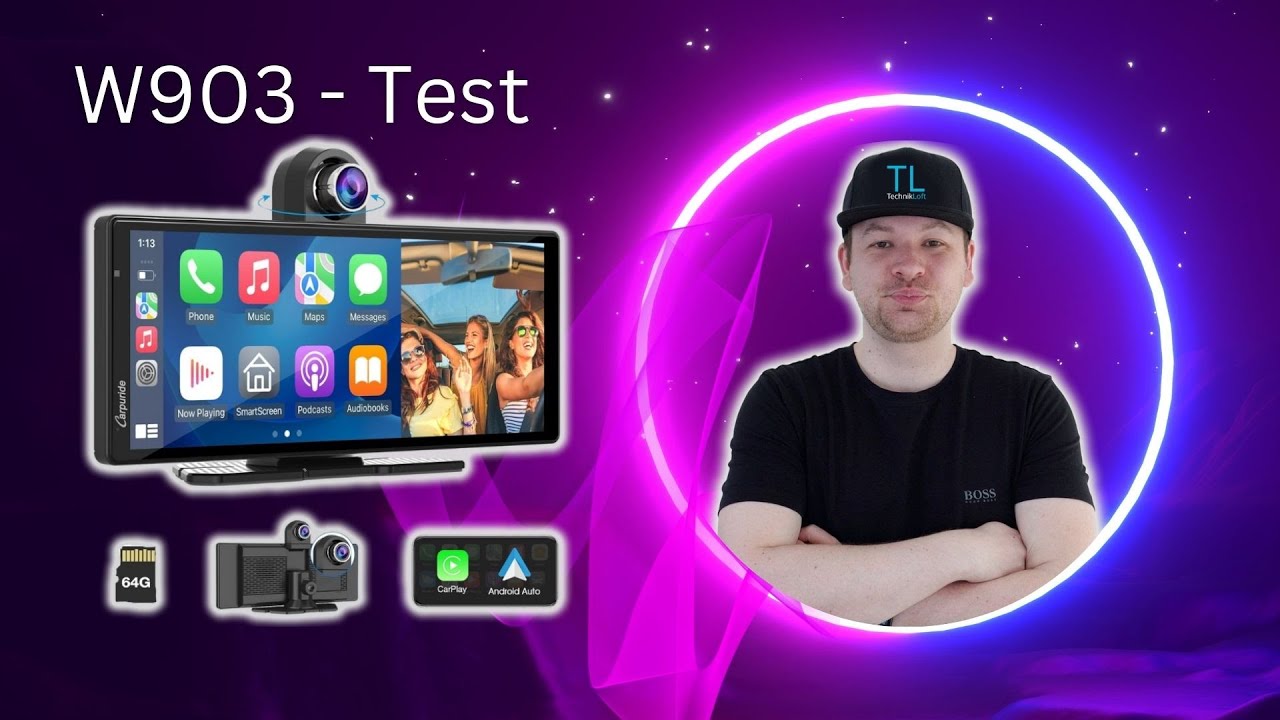 Carpuride W903 TEST - Kabelloses Apple CarPlay & Android Auto mit Dashcam! | TechnikLoft
