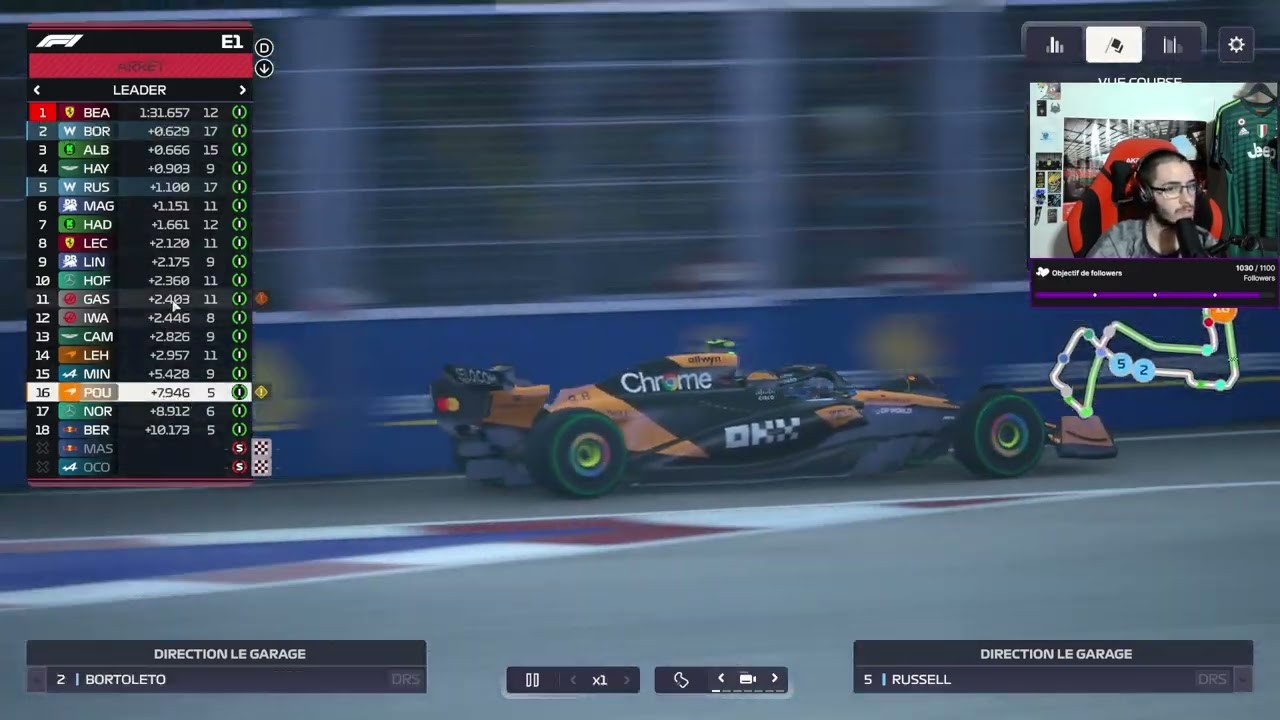 Podium à Singapour ? (F1 Manager 25 P.69)