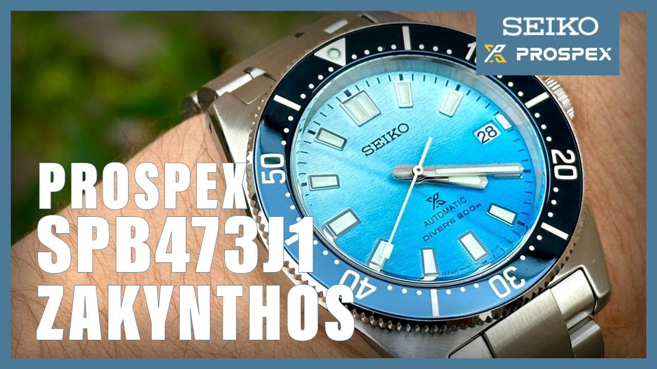 Unboxing The Seiko Prospex SPB473J1 Zakynthos