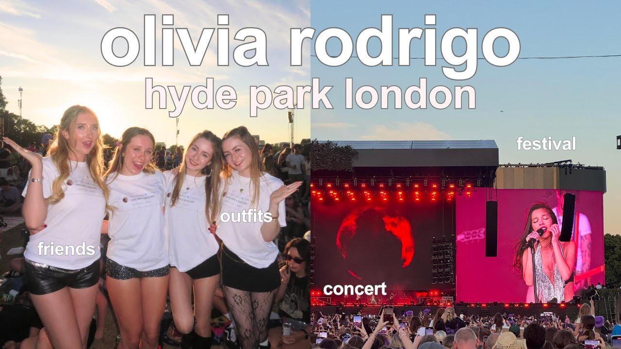 olivia rodrigo concert VLOG ☆ bst hyde park london
