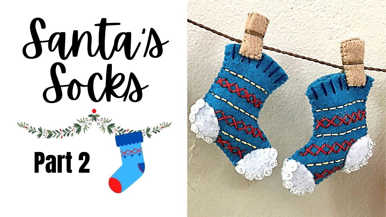 Santa’s Laundry Garland Bucilla Kit | Part 2/7
