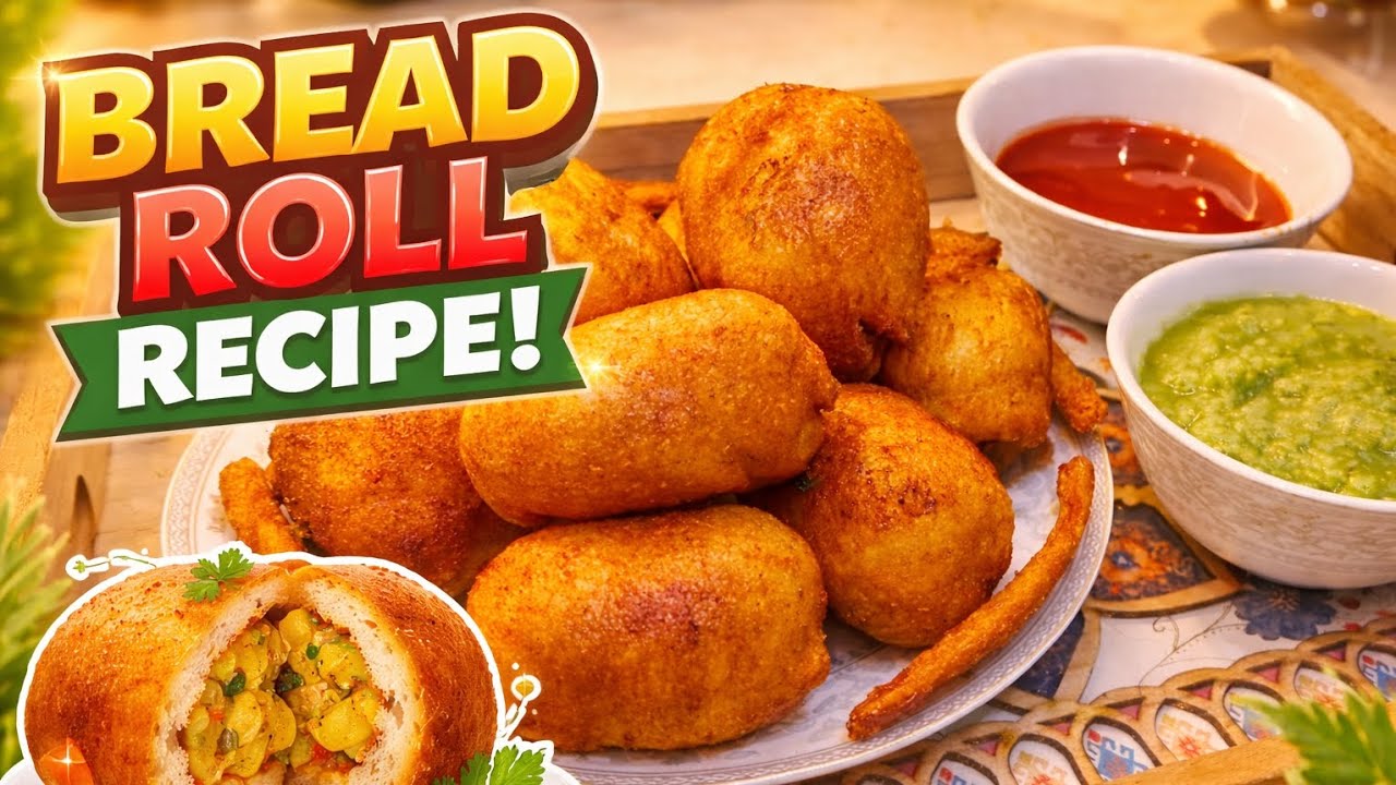 Crispy Bread Roll Recipe | Easy Evening Snack at Home 