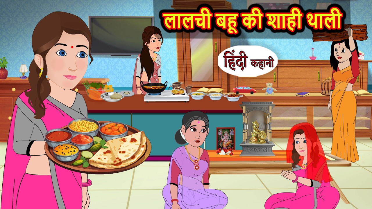 लालची बहू की शाही थाली | Bedtime Story | Stories in Hindi | Moral Stories | Storytime | Fairy Tales