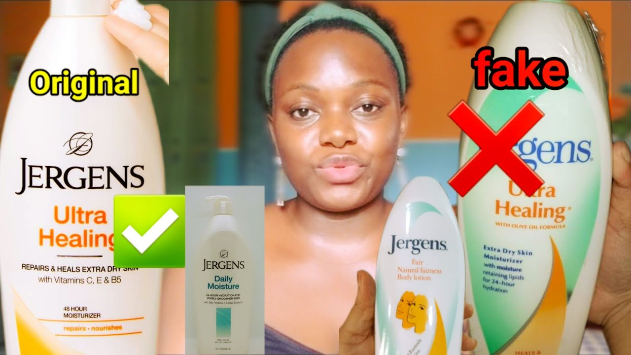 HOW TO EASILY SPOT FAKE JERGENS LOTION// COUNTERFEIT BODY LOTIONS