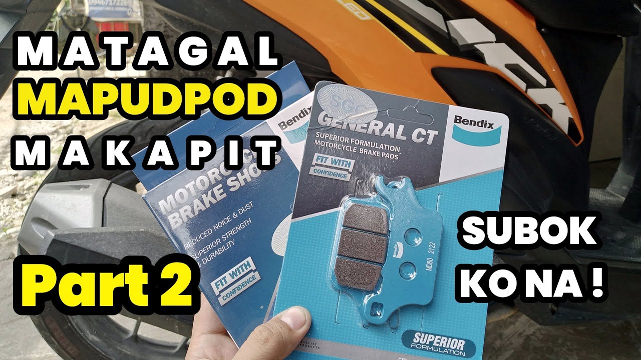 PART 2 HOW TO CHANGE BRAKE SHOE AND BRAKE PADS OF HONDA CLICK 125i USING BENDIX