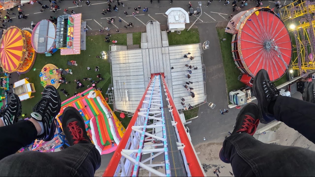 Matthews | SKYFALL Drop Tower | Onride POV | Kirkcaldy Links Market 2026 