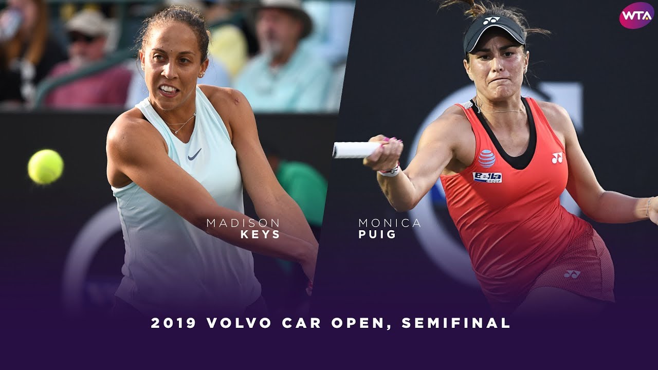 Madison Keys vs. Monica Puig | 2019 Charleston Open Semifinal | WTA Highlights