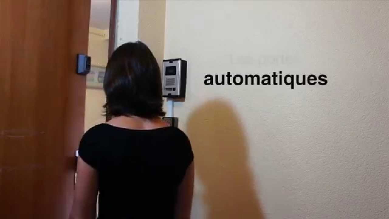 Porte automatique et coulissante
