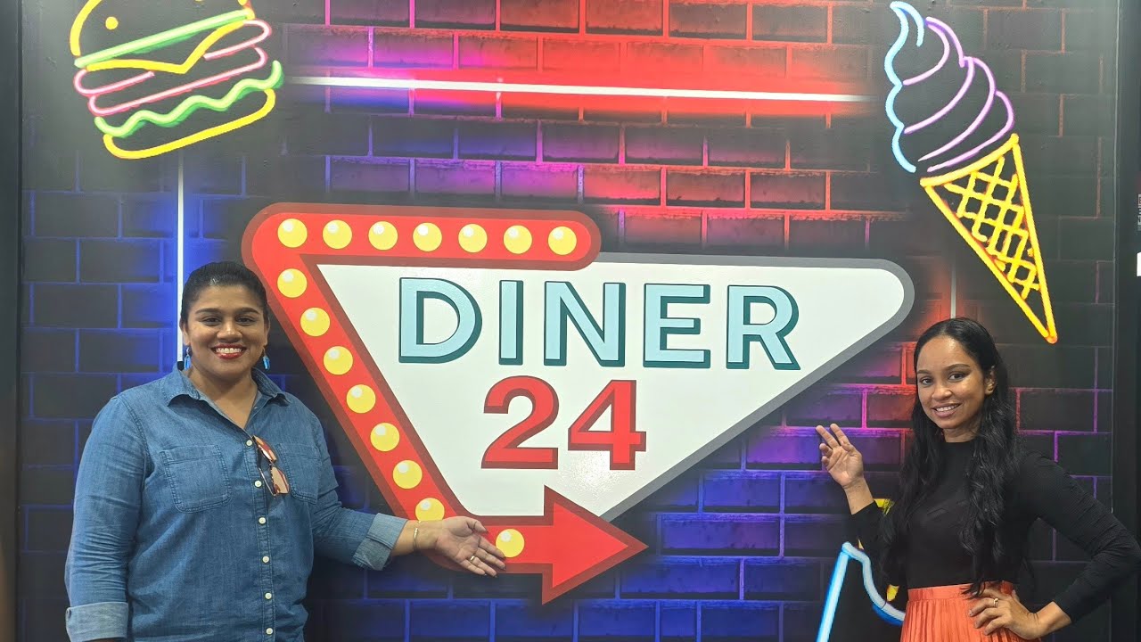 НОВЫЙ РЕСТОРАН В ГАЙАНЕ - DINER 24 в THOMAS LANDS GEORGETOWN GUYANA / В СТИЛЕ РЕТРО / GUYEXPO 2025