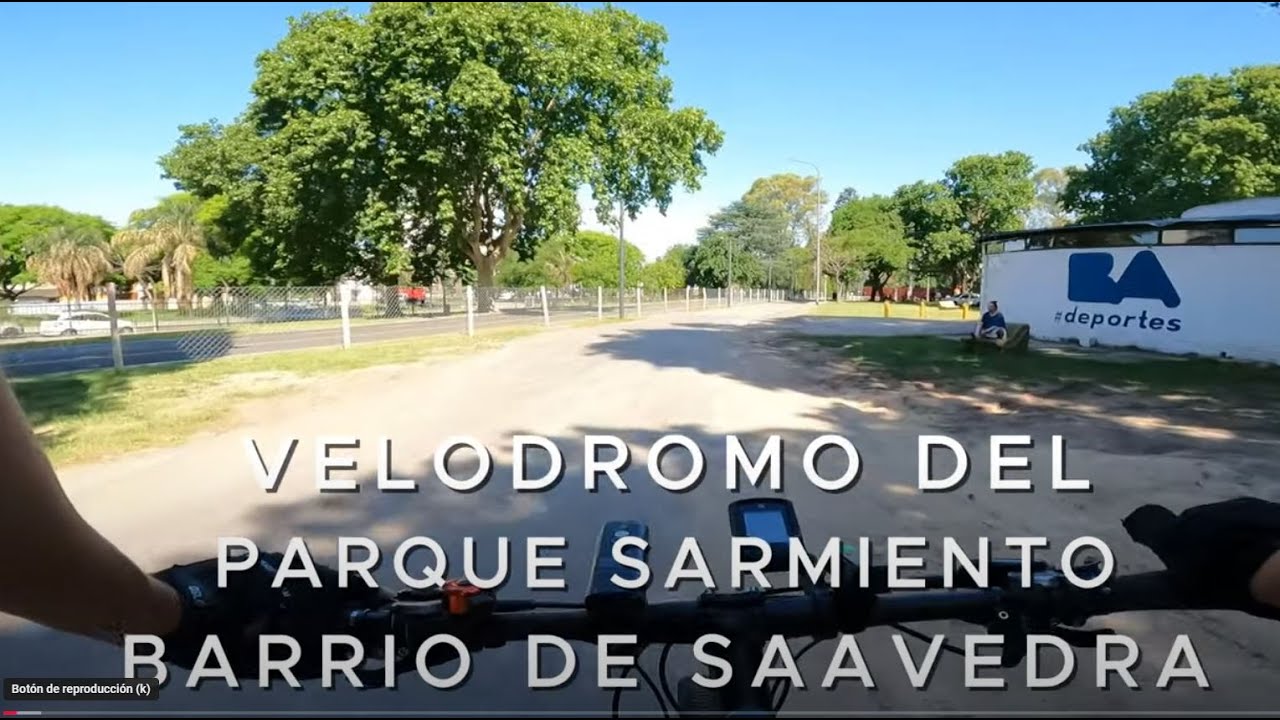 DOS VUELTAS COMPLETAS A LA PISTA PARA BICIS DE  PARQUE SARMIENTO, CIUDAD DE BUENOS AIRES
