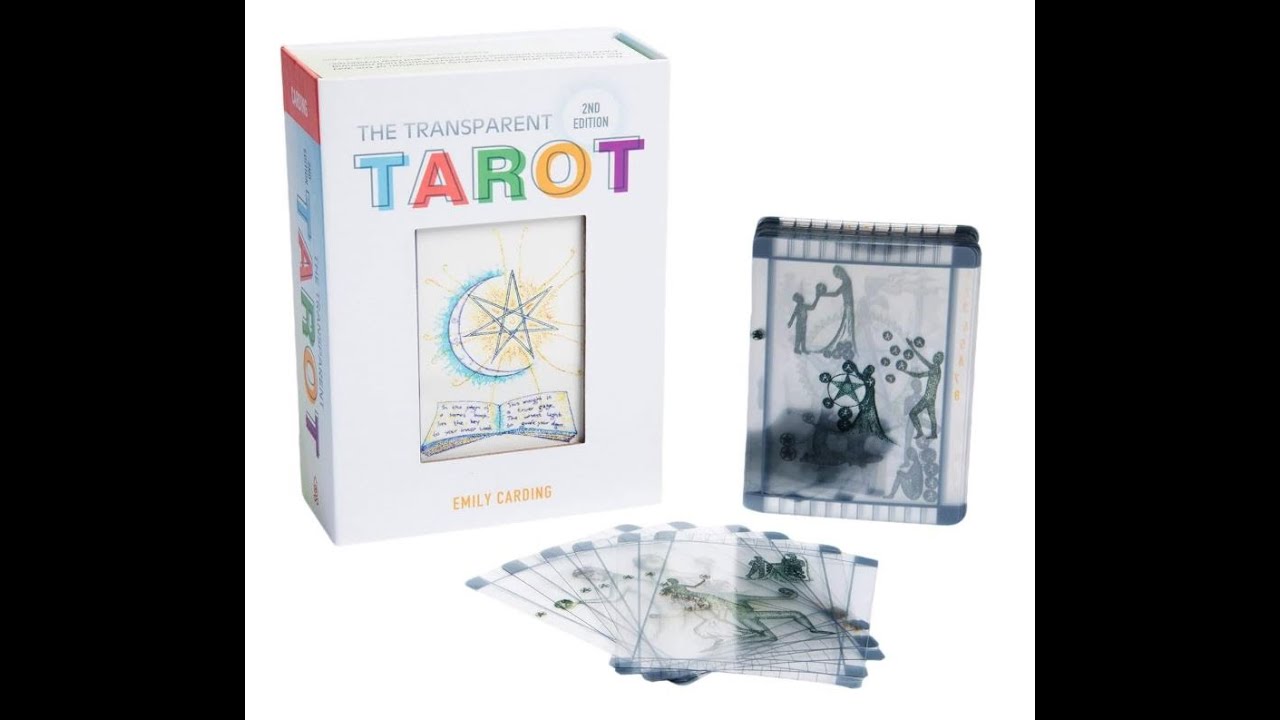 Transparent TAROT - Emily Carding - Deck Flip Through -Plus Mini Reading 🔮ENERGETICALLY CHARGE CARDS