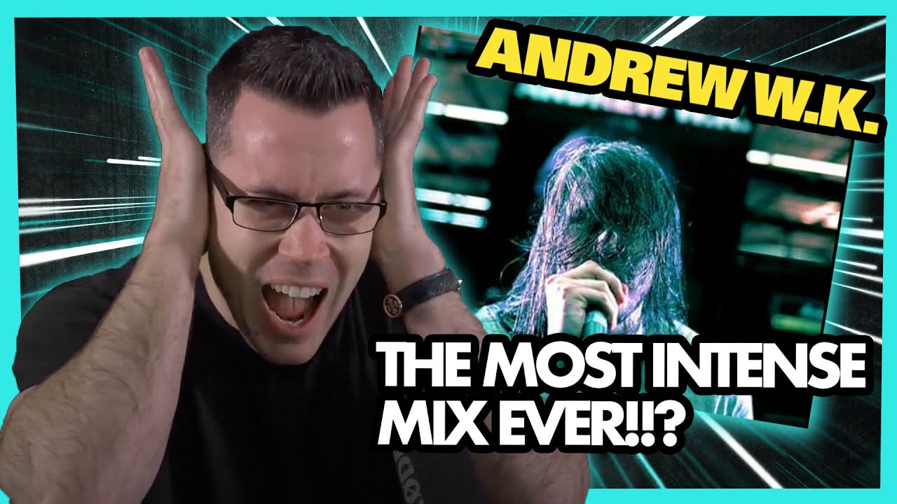 THE MOST INTENSE MIX EVER!!?  (Music Producer Reacts to Andrew W.K. "Party Hard")