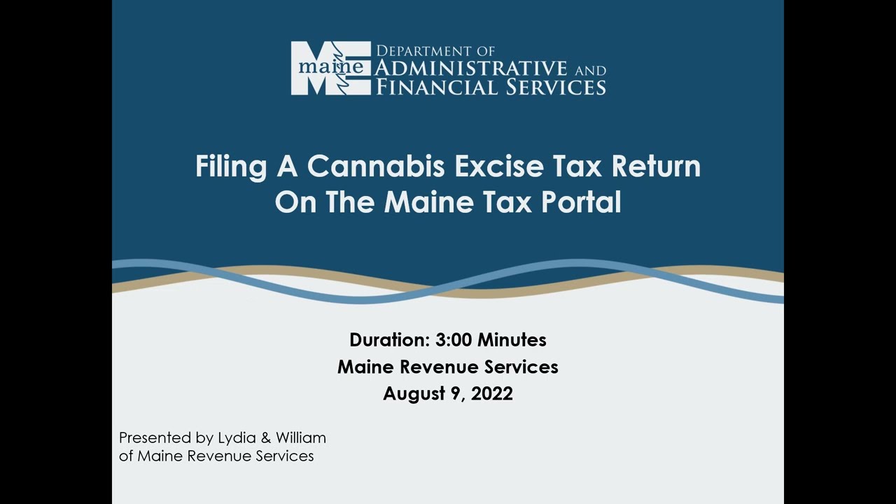 Filing a Cannabis Excise Tax Return