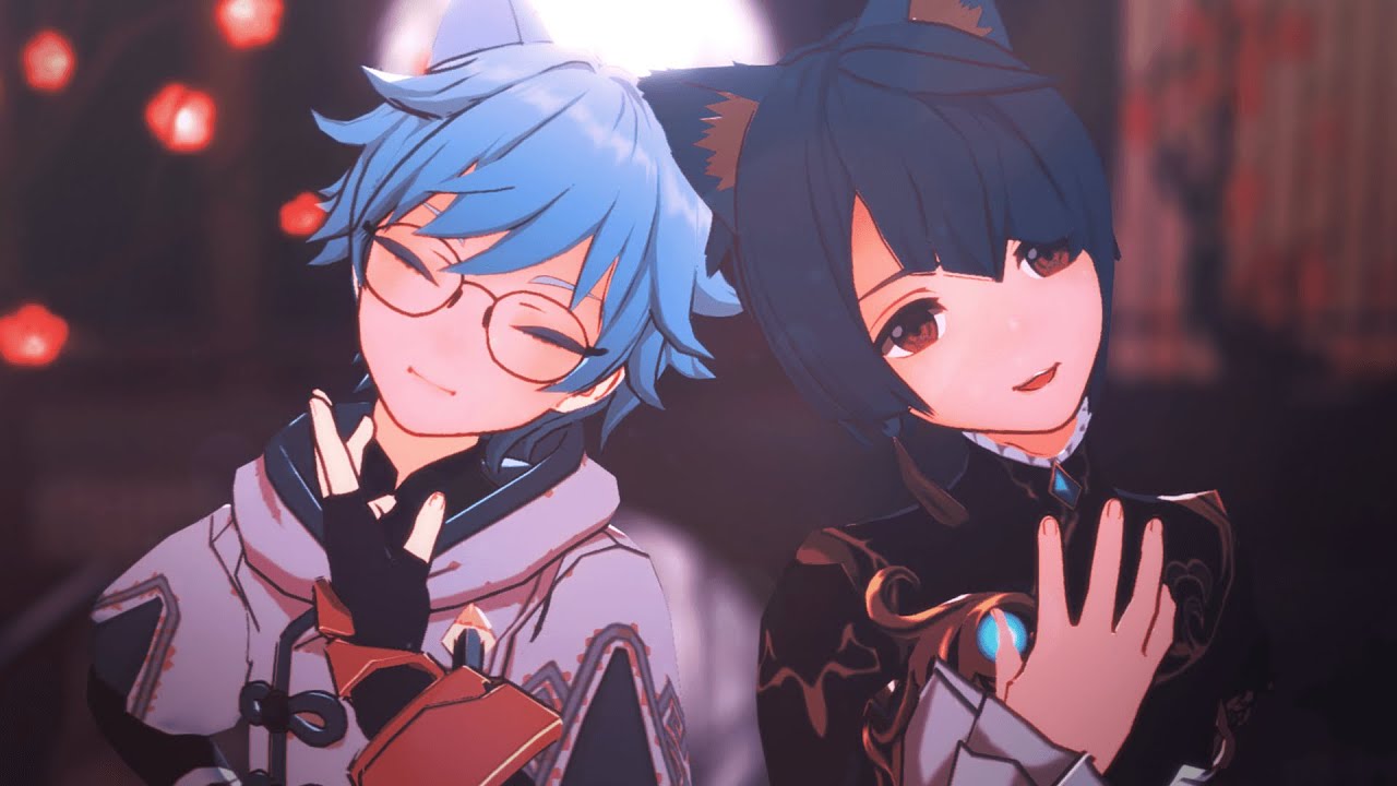 【原神 Genshin Impact MMD】dududu!【Xingqiu & Chongyun】+ Camera DL/カメラ配布