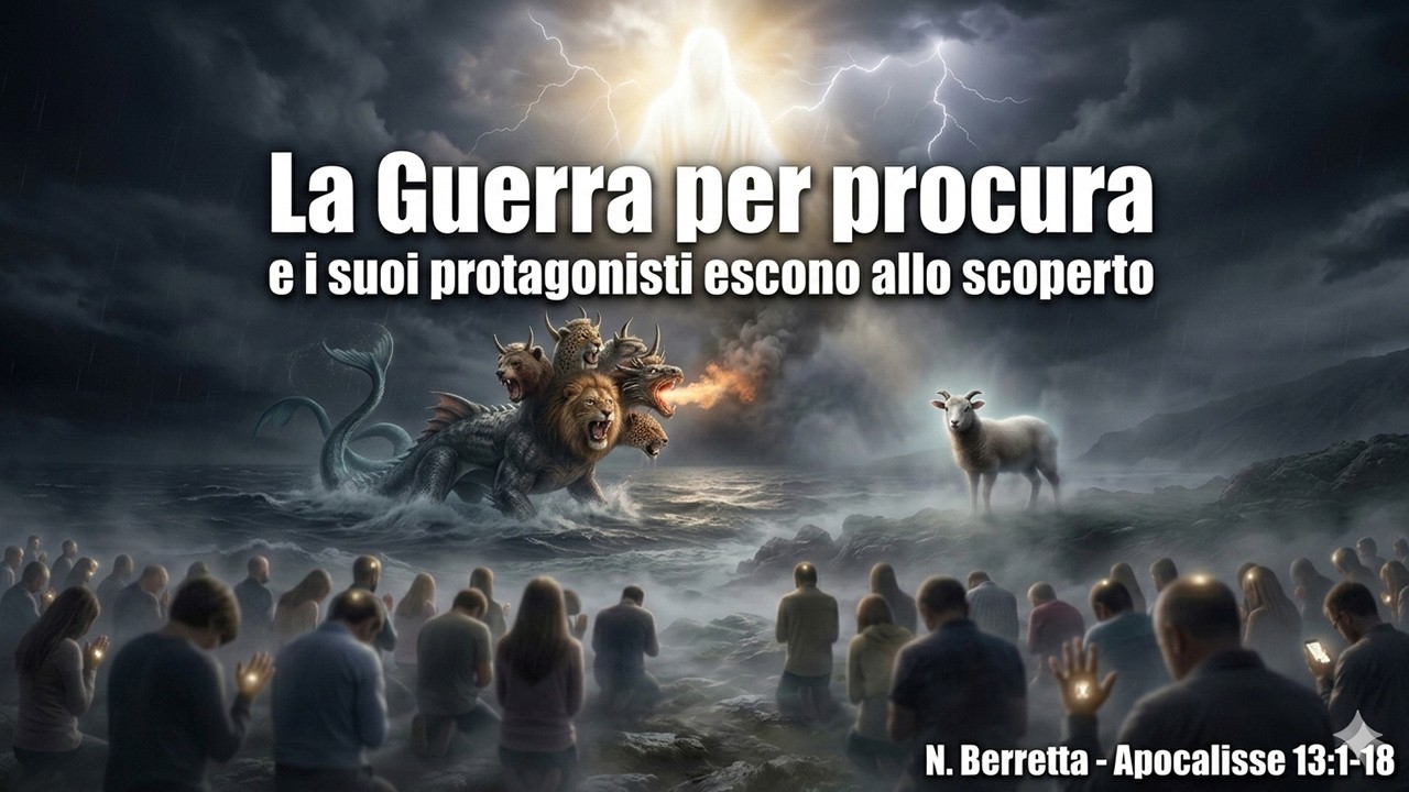 La Guerra per procura e i suoi protagonisti escono allo scoperto - Apocalisse 13:1-18 - N.Berretta