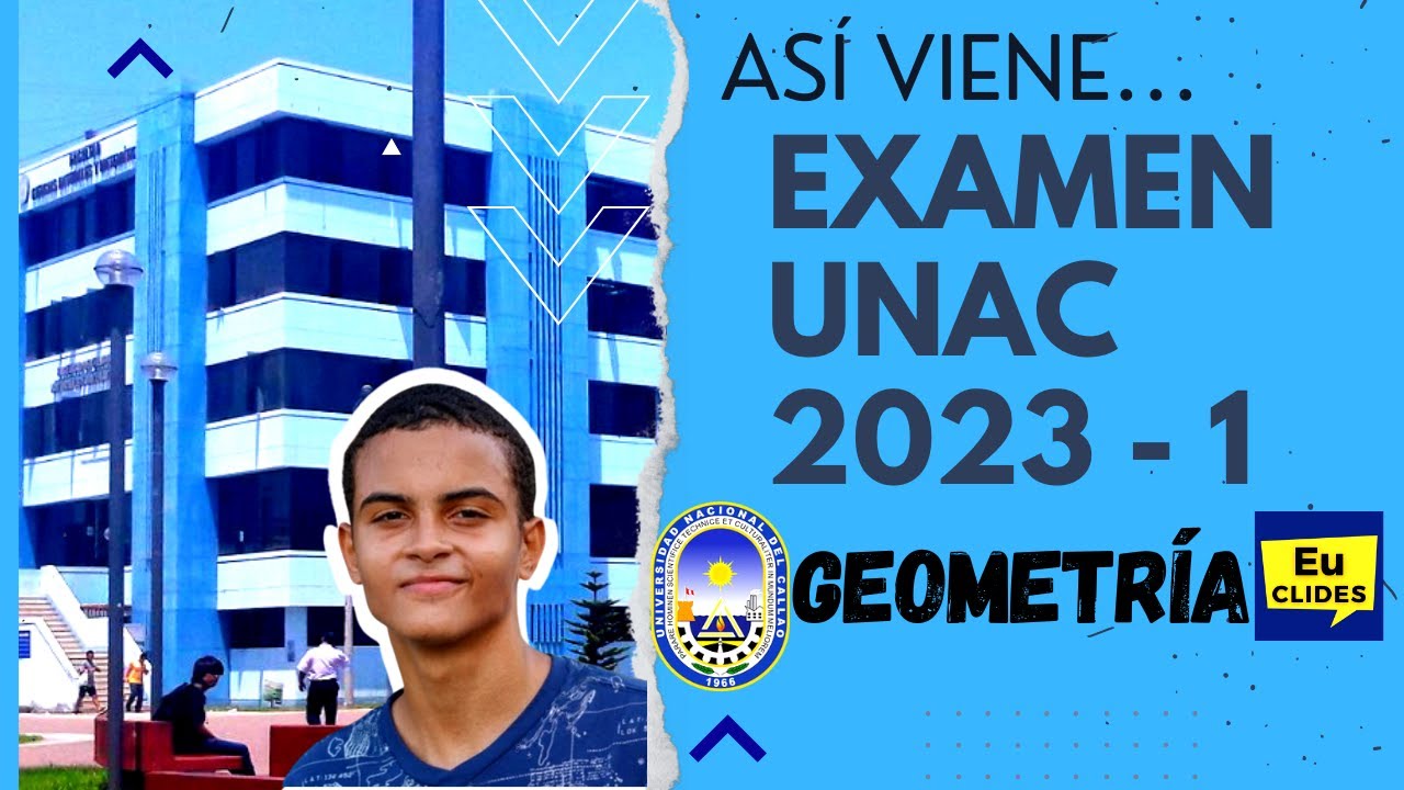 🥇 Examen de Admisión GEOMETRÍA 🔢 UNAC Solucionario 2023 - 1 Universidad del Callao Ingeniería