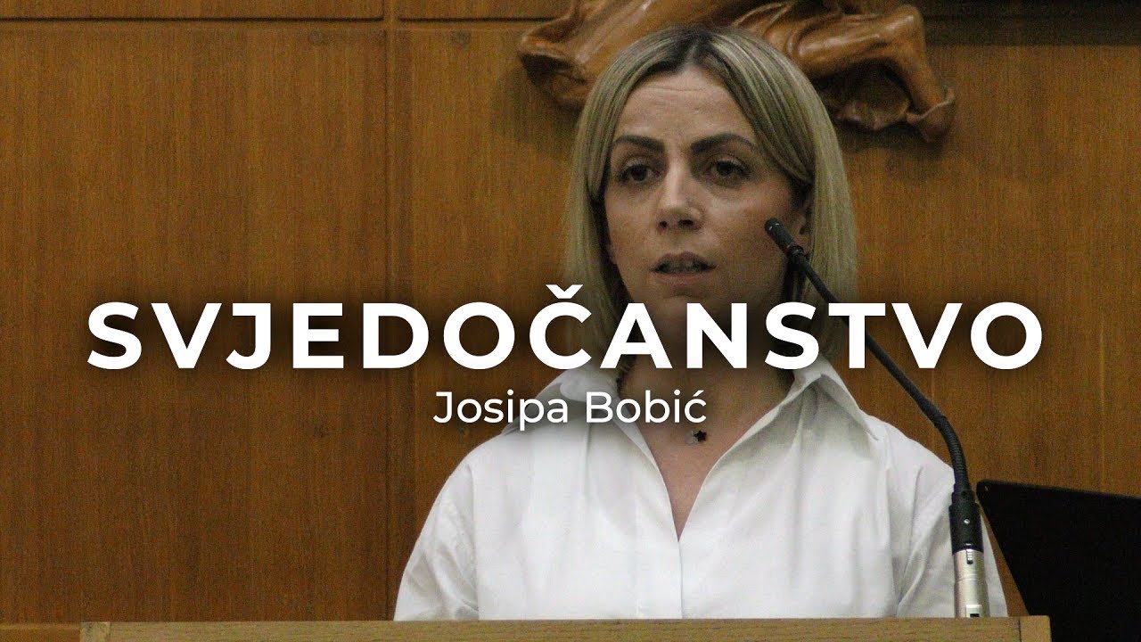 Josipa Bobić - Svjedočanstvo