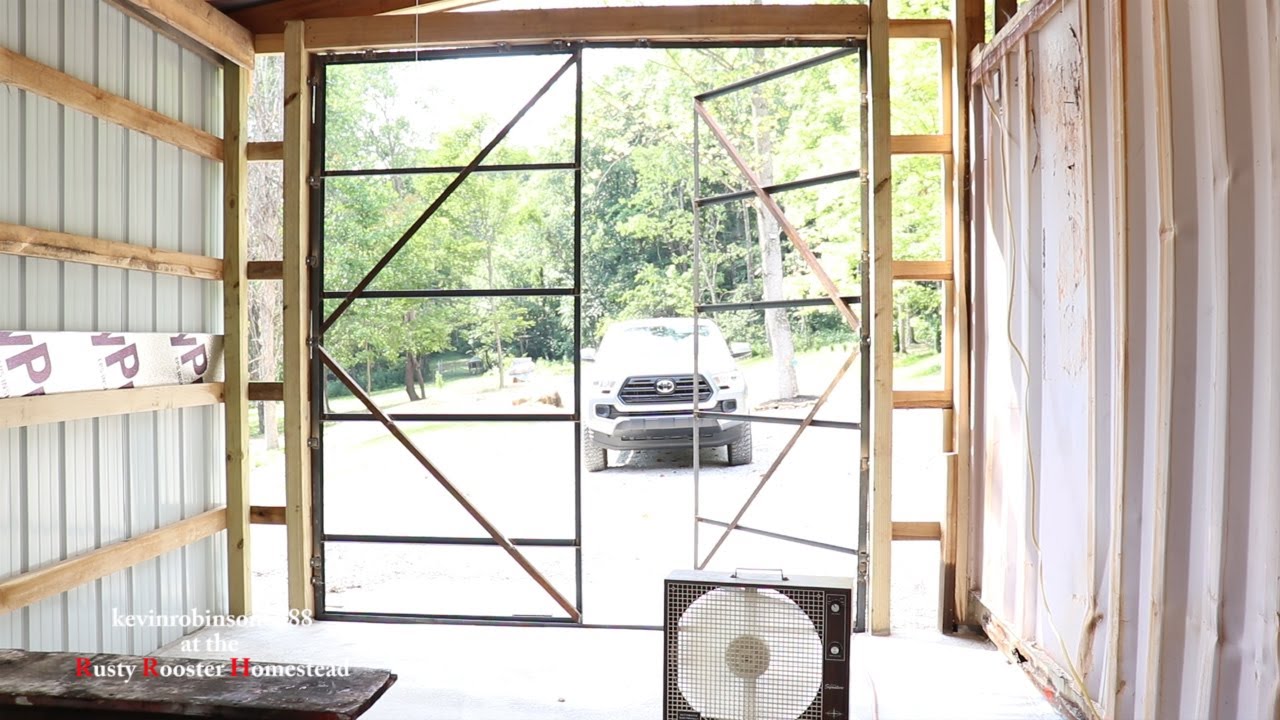barn style door build metal