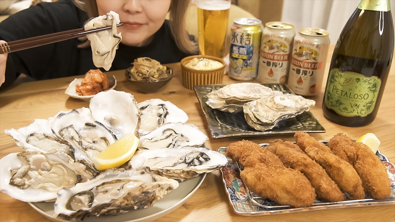 お家で牡蠣食べ放題するプロぼっち飲兵衛の幸せすぎる晩酌【生牡蠣】